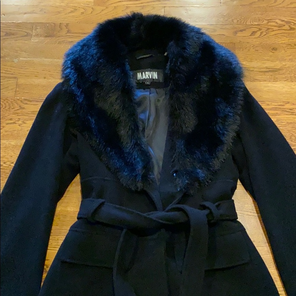 Marvin Wool Coat size large